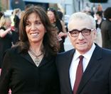Martin Scorsese et Olivia Harrison à l'avant-première de  Living in the Material World : George Harrison , à Londres, le 2 octobre 2011.