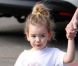 Michelle Monaghan et sa fille Willow à la sortie de la crèche, à Los Angeles, le 3 octobre 2011