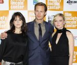 Avant-première de Melancholia à New-York le 3 octobre 2011. Charlotte Gainsourg, Kirsten Dunst et Alexander Skarsgard.