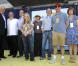 Réunion des doubleurs des Simpson à Los Angeles le  07 mai 2009.  Dan Castellaneta, Julie Kavner, Nancy Cartwright, Yeardley Smith, Hank Azaria, Harry Shearer et le créateur Matt Groening. 