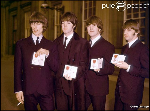 Les Beatles à Londres, en 1965.