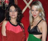 Nathalie Rykiel et sa fille Lola lors de la soirée Irreverent organisée par Carine Roitfeld, au Raspoutine à Paris. 4 octobre 2011 