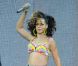  Rihanna : une bombe diablement colorée performe à l'O2 Arena de Londres le 5 octobre 2011 