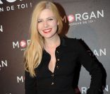 Elodie Frégé lors de la soirée Morgan sur les Champs-Elysées à Paris le 6 octobre 2011