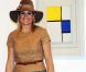 La princesse Maxima des Pays-Bas à l'inauguration de l'exposition Mondrian,  L'Armonia Perfetta , à Rome le 6 octobre 2011.