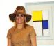 Maxima des Pays-Bas à Rome pour l'inauguration de l'exposition Mondrian,  L'Armonia Perfetta , le 6 octobre 2011.