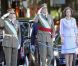Toute la famille royale espagnole réunie pour la fête nationale espagnole, le 12 octobre 2011, à Madrid.