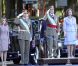 Toute la famille royale espagnole réunie pour la fête nationale espagnole, le 12 octobre 2011, à Madrid.