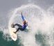 Kelly Slater le 11 octobre 2011 sur la plage de La Gravière à Hossegor