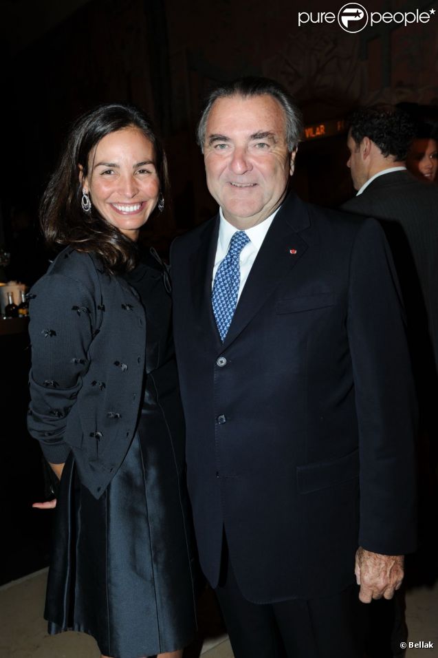 Patrick Ricard et Inés Sastre au Bal Jaune, le 21 octobre 2011