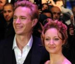 James D\'Arcy et Andrea Riseborough présentent W.E. au festival de Londres, le 23 octobre 2011.