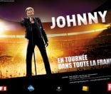 Affiche de la tournée de Johnny Hallyday dans toute la France, en 2012