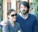 Jennifer Garner lors d'une balade et d'un déjeuner romantique avec son mari Ben Affleck à Brentwood, Los Angeles, le 27 octobre 2011