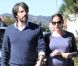 Jennifer Garner lors d'une balade et d'un déjeuner romantique avec son  mari Ben Affleck à Brentwood, Los Angeles, le 27 octobre 2011