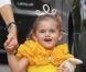 Alessandra Ambrosio accompagne sa fille Anja à une fête d'Halloween chez des amis à Los Angeles le 30 octobre 2011