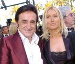 Dick Rivers et sa femme lors de la montée des marches de La Revanche des Sith à Cannes le 14 mai 2005