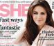 Elizabeth Hurley, en Une du magazine She. Février 2011.