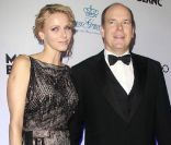 Le prince Albert et la princesse Charlene de Monaco à New York le 1er novembre 2011. 