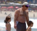 Sean Preston et Jayden James s\'amusent sur la plage d\'Ipanema, à Rio de Janeiro au Brésil, le vendredi 11 novembre 2011.