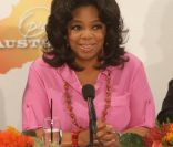 Oprah Winfrey, lors d\'une conférence de presse en décembre 2010 à Sydney.