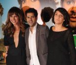 Nikki Deloach, Jamel Debbouze et Florence Foresti lors de l'avant-première du film Hollywoo à Paris le 21 novembre 2011