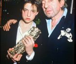 Charlotte et Serge Gainsbourg, à Paris, le 23 février 1986.