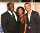 Steve McQueen, Nicole Beharie et Michael Fassbender lors de l'avant-première du film Shame à Paris le 22 novembre 2011