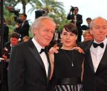 Les frères Dardenne et leur actrice Arta Dobroschi