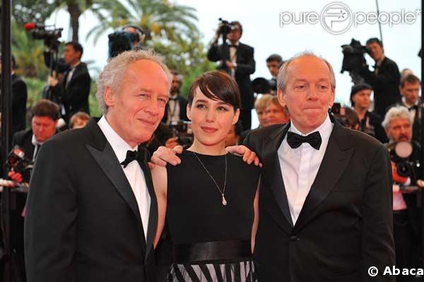 Les frères Dardenne et leur actrice Arta Dobroschi