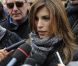 Elisabetta Canalis a fait le show à Milan pour une manifestation anti-fourrure le 28 novembre 2011