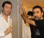 Walter et Mathieu Madénian lors de la soirée 