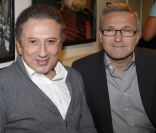 Laurent Ruquier et Michel Drucker lors de la soirée 