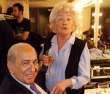 Pierre Bénichou et Claude Sarraute lors de la soirée 