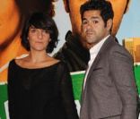 Florence Foresti et Jamel Debbouze à Paris, le 21 novembre 2011.