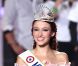 Delphine Wespiser, sacrée Miss France 2012, lors de l'élection, le samedi 3 décembre 2011 à Brest.