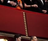 Barack et Michelle Obama lors de la remise des honneurs du Kennedy Center à Washington le 3 décembre 2011