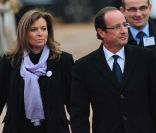 Valérie Trierweiler et François Hollande à Cluny, le 26 novembre 2011.