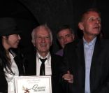 Yamina Benguigui, Marcel Amont et Patrick Poivre d'Arvor lors de la remise du prix Panache 2011 décerné par l'association 