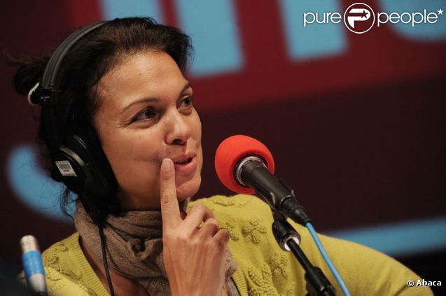 Isabelle Giordano dans les studios de France Inter, en janvier 2011.