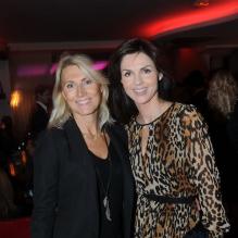Marie Sara et Caroline Barclay le 6 décembre 2011 pour les 10 ans de La Cantine du Faubourg à Paris