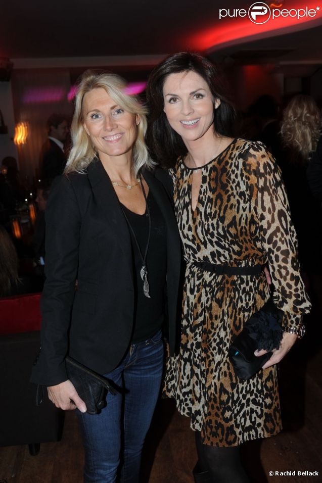 Marie Sara et Caroline Barclay le 6 décembre 2011 pour les 10 ans de La Cantine du Faubourg à Paris