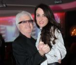 Marc Cerrone et sa femme Jill le 6 décembre 2011 pour les 10 ans de La Cantine du Faubourg à Paris
