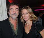 Olivier Marchal et sa femme Catherine le 6 décembre 2011 pour les 10 ans de La Cantine du Faubourg à Paris