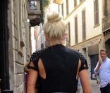 Lindsay Lohan à Milan, le 24 septembre 2011.