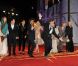 Les membres du jury : Emir Kusturica, le président, entouré de Jessica Chastain, Nicole Garcia, Leïla Hatami, Abdelkader Lagtâa, Brillante Ma. Mendoza, Radu Mihaileanu, Maya Sansa et Aparna Sen lors du festival international du film de Marrakech le 10 décembre 2011