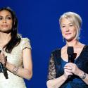Rosario Dawson et Helen Mirren somptueuses devant les Nobel et les royaux