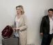 Nadja Auermann le 19 mai 2011 au tribunal de Berlin en compagnie de son ex-mari Wolfram Grandezka pour une fraude fiscale