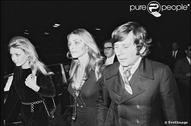 Roman Polanski et Sharon Tate en 1968 pour la première du film  Rosemary's Baby .
