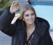 AnnaLynne McCord habillée sur le tournage de 90210 à Los Angeles, le 13 décembre 2011
