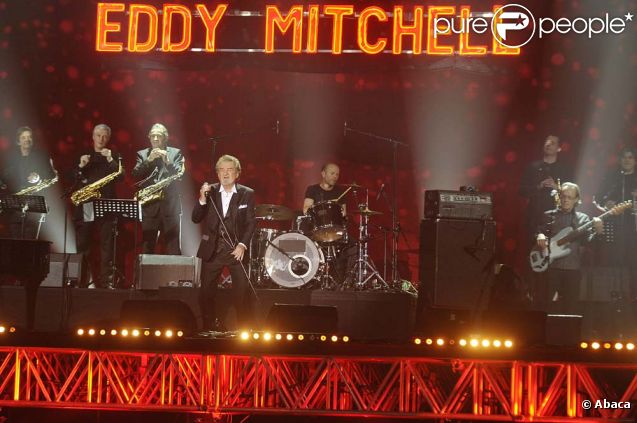 Eddy Mitchell aux Victoires de la musique, à Paris, le 1er mars 2011. 